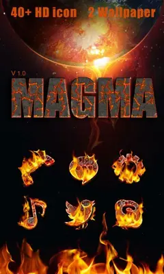 Magma GOLauncher EX Theme android App screenshot 0